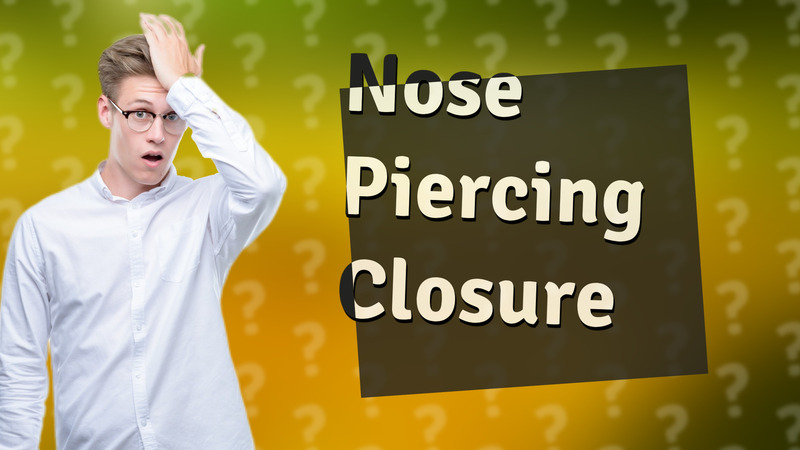Nose Piercing Closure