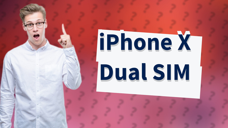 iPhone X Dual SIM