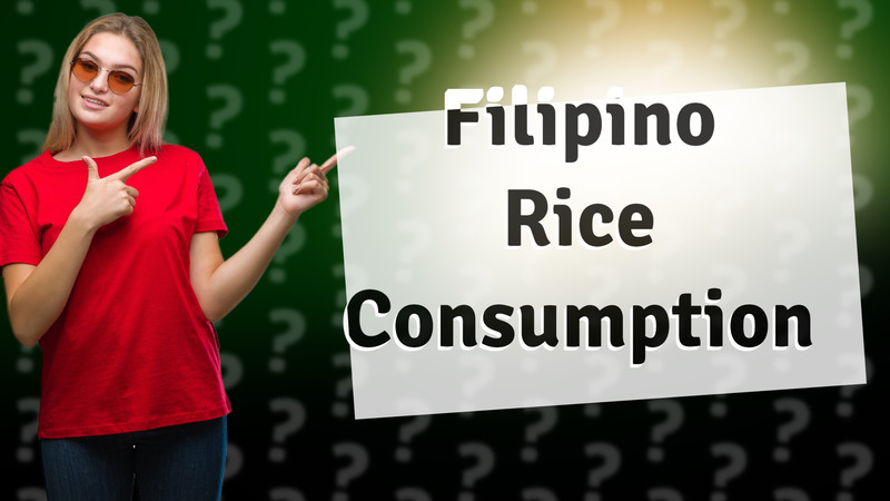 Filipino Rice Consumption