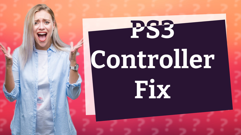 PS3 Controller Fix