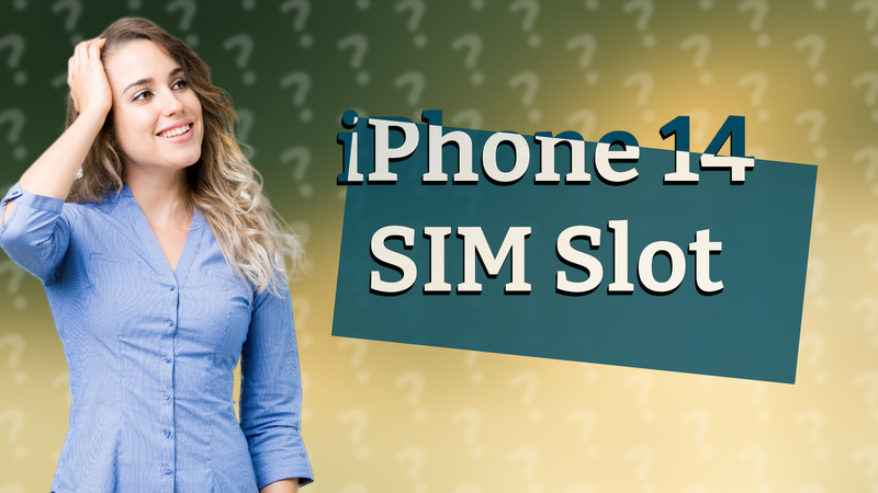 iPhone 14 SIM Slot