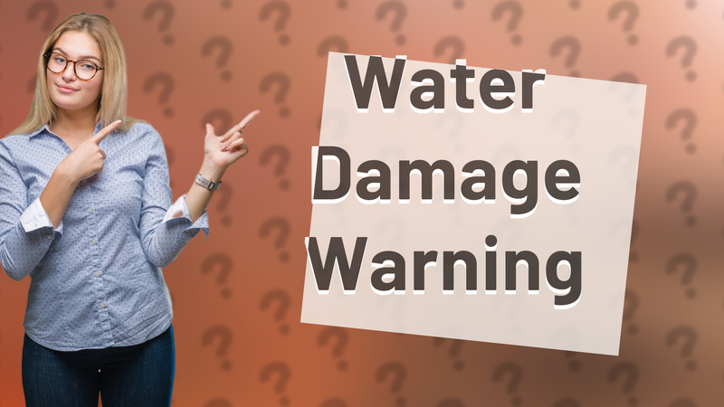Water Damage Warning