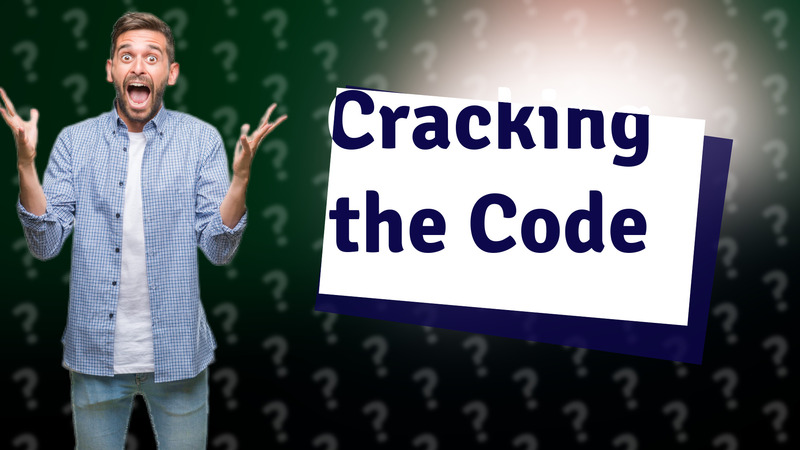 Cracking the Code
