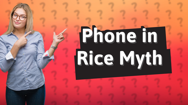 Phone in Rice Myth