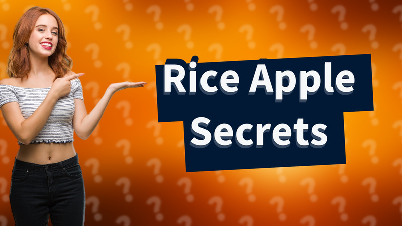 Rice Apple Secrets