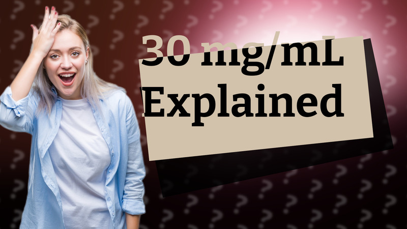 30 mg/mL Explained