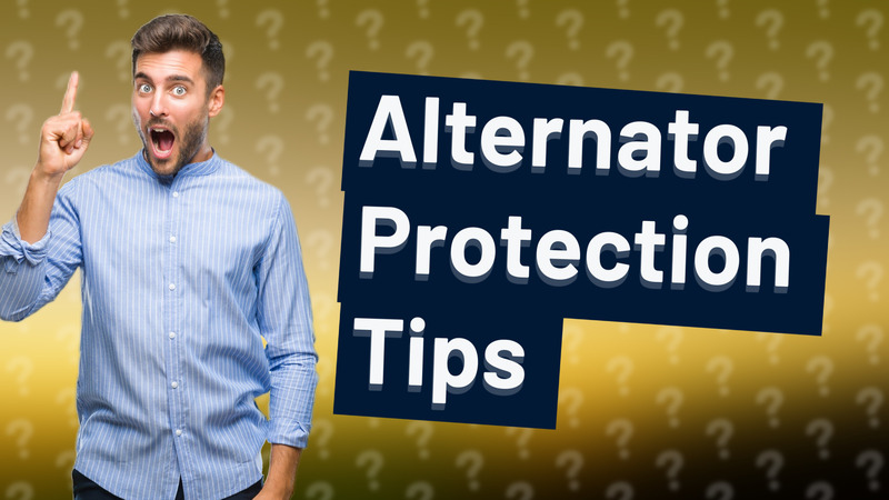 Alternator Protection Tips
