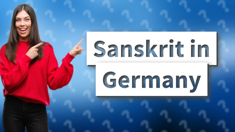 Sanskrit in Germany