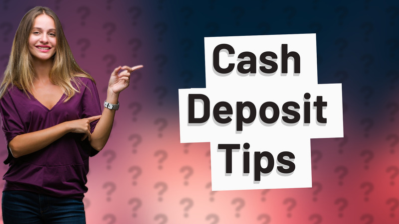 Cash Deposit Tips