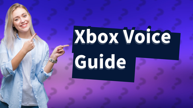Xbox Voice Guide