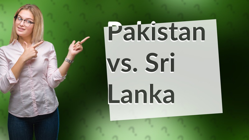 Pakistan vs. Sri Lanka