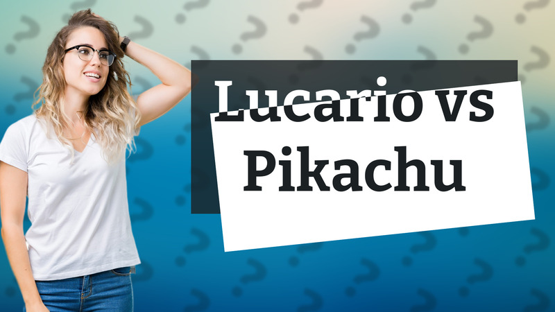Lucario vs Pikachu
