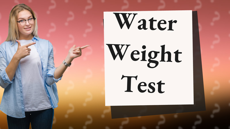 Water Weight Test