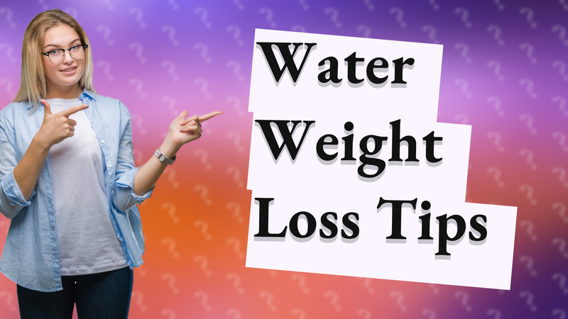 Water Weight Loss Tips