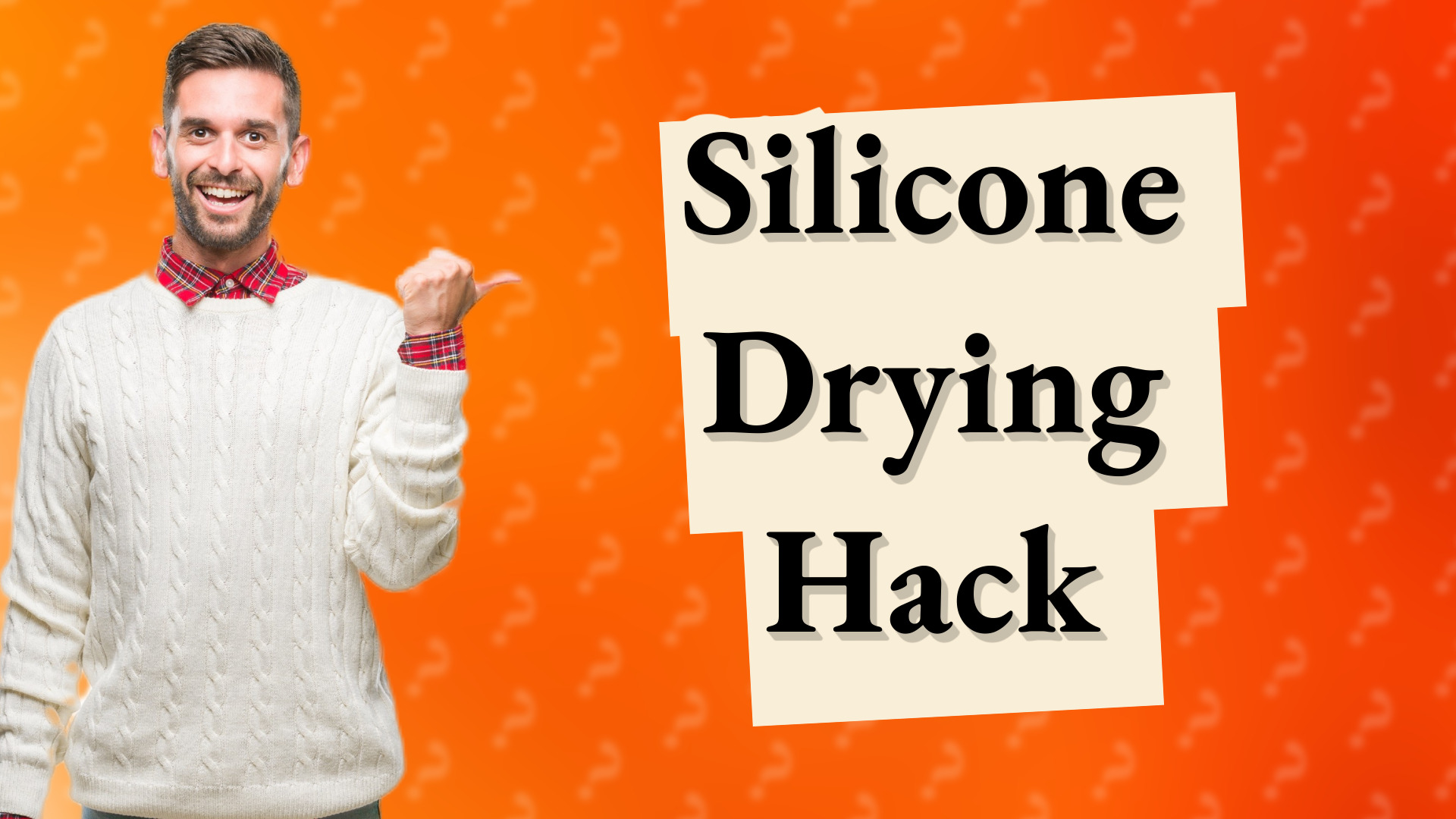 Silicone Drying Hack