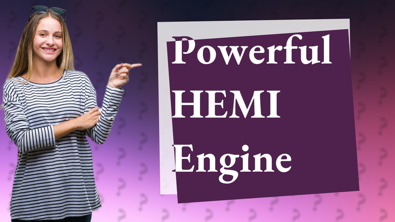 Powerful HEMI Engine