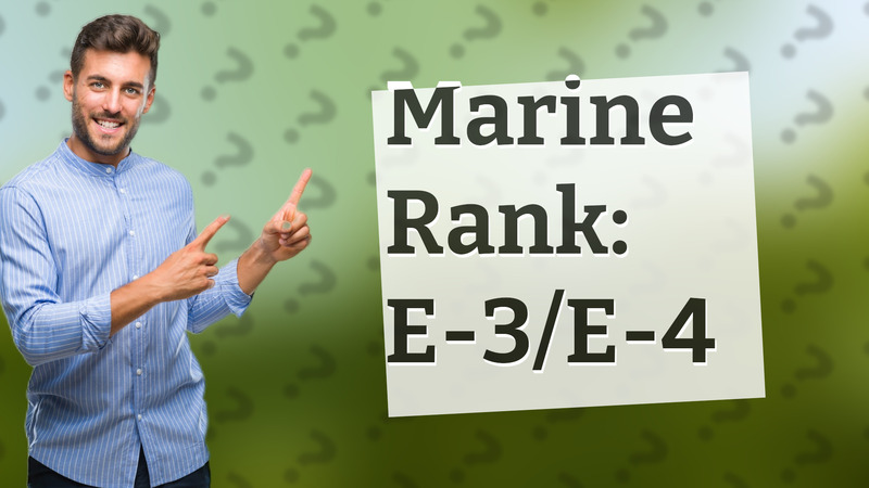 Marine Rank: E-3/E-4
