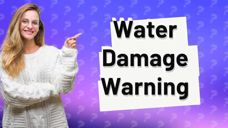 Water Damage Warning