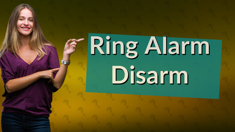 Ring Alarm Disarm