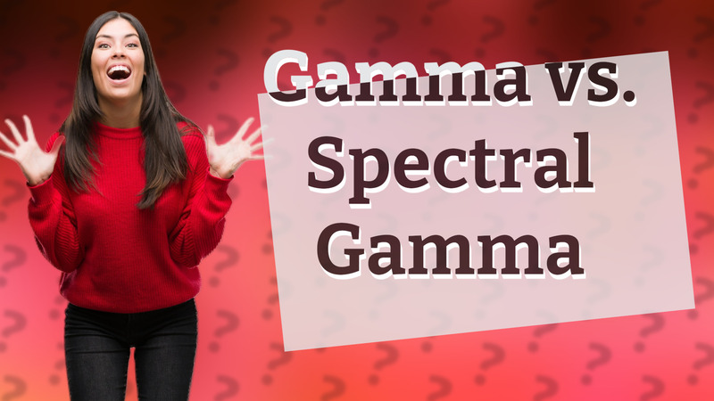 Gamma vs. Spectral Gamma
