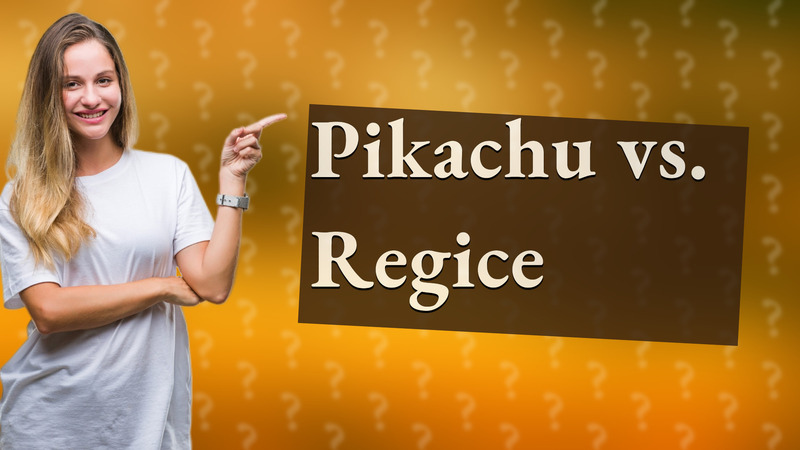 Pikachu vs. Regice
