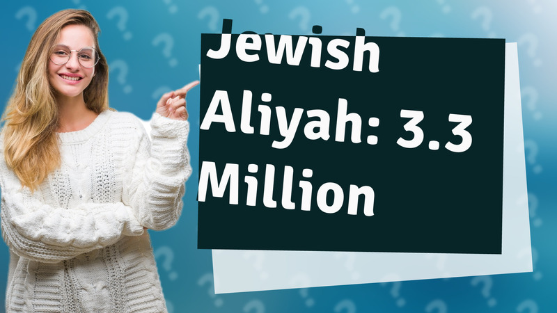 Jewish Aliyah: 3.3 Million