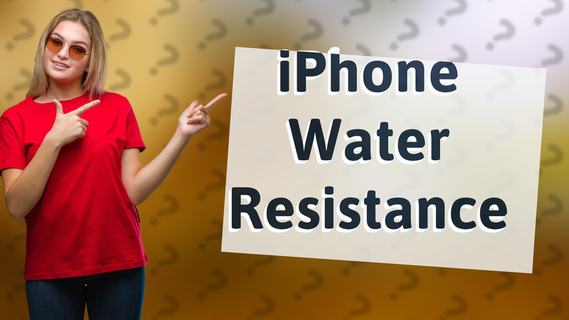 iPhone Water Resistance