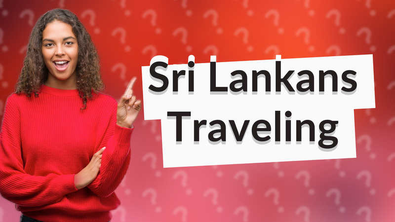 Sri Lankans Traveling