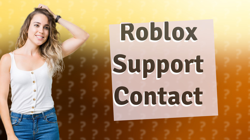 Roblox Support Contact
