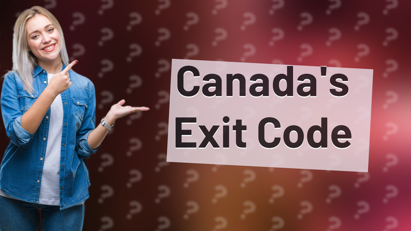 Canada's Exit Code