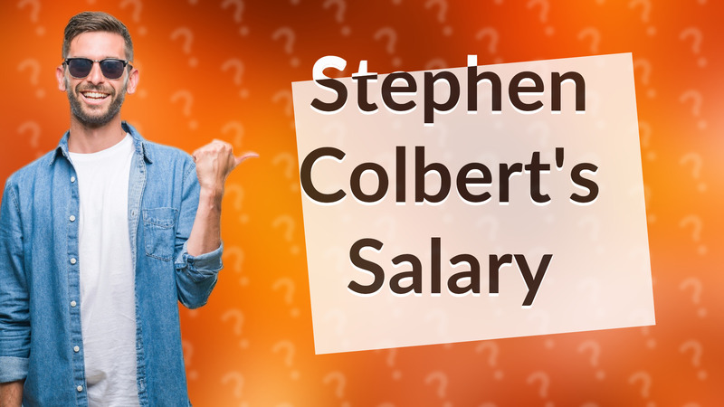 Stephen Colbert's Salary