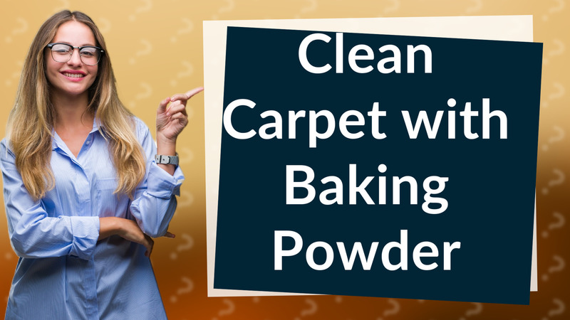 Clean Carpet with Baking Powder