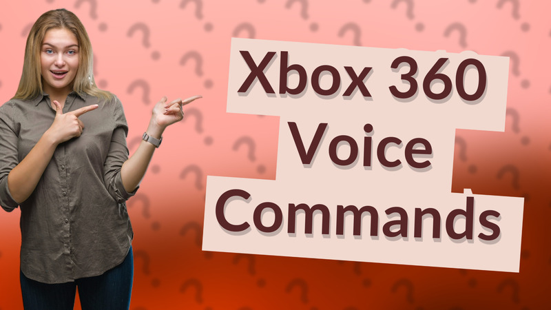 Xbox 360 Voice Commands