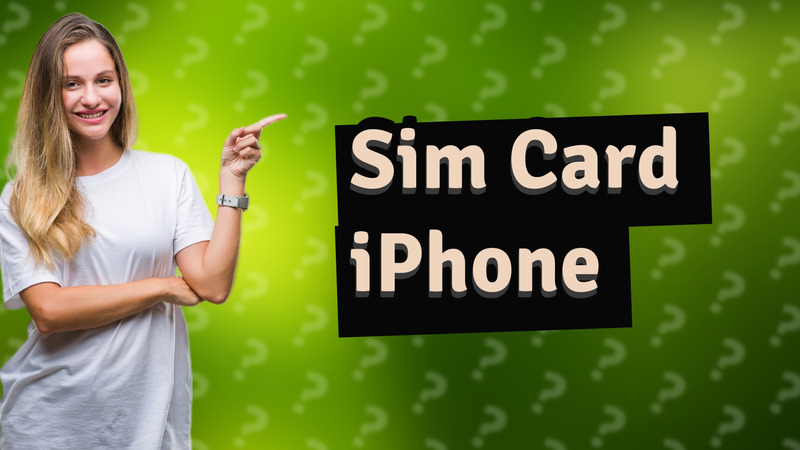 Sim Card iPhone