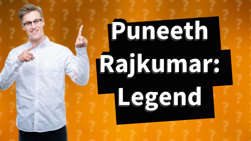 Puneeth Rajkumar: Legend