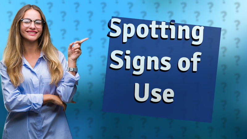 Spotting Signs of Use