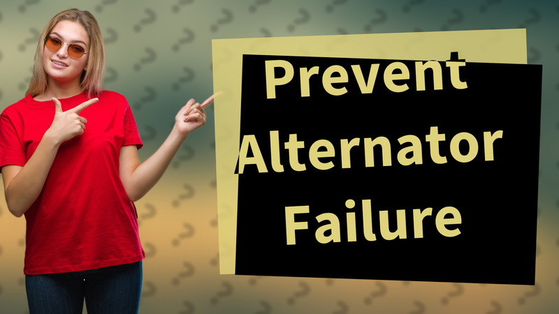 Prevent Alternator Failure