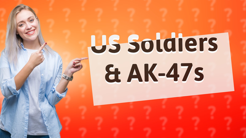 US Soldiers & AK-47s
