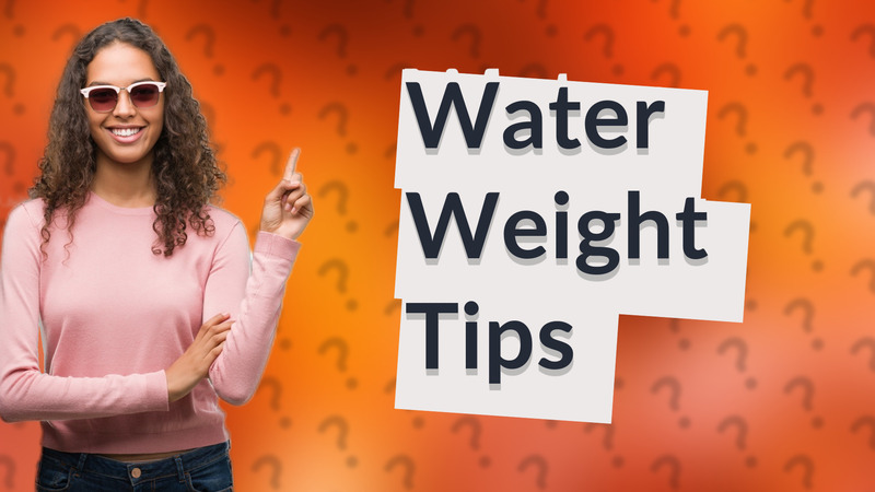 Water Weight Tips