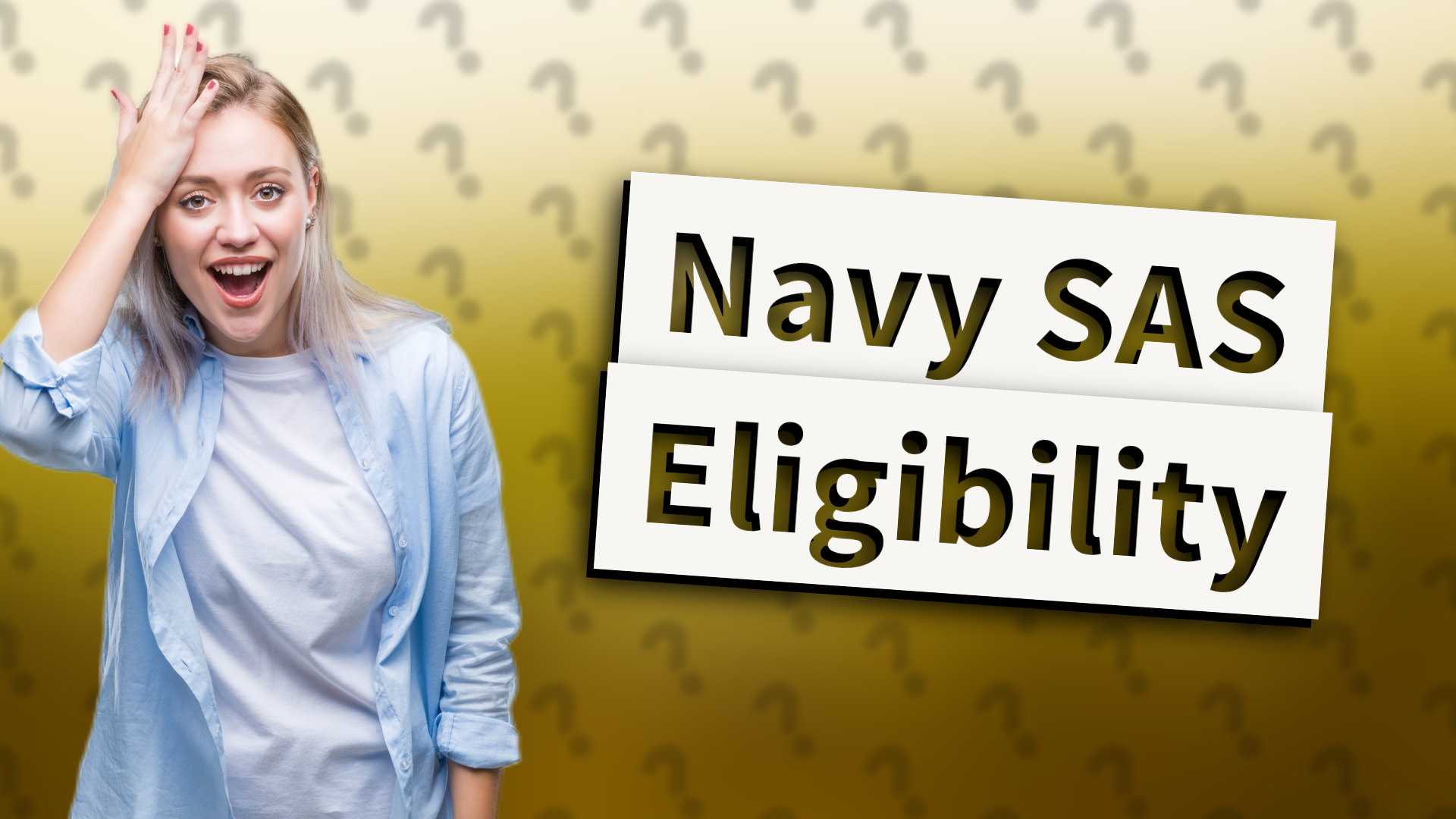Navy SAS Eligibility