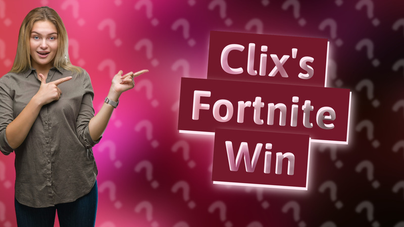 Clix's Fortnite Win