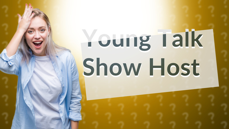 Young Talk Show Host