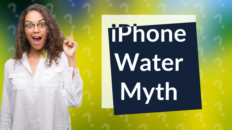 iPhone Water Myth