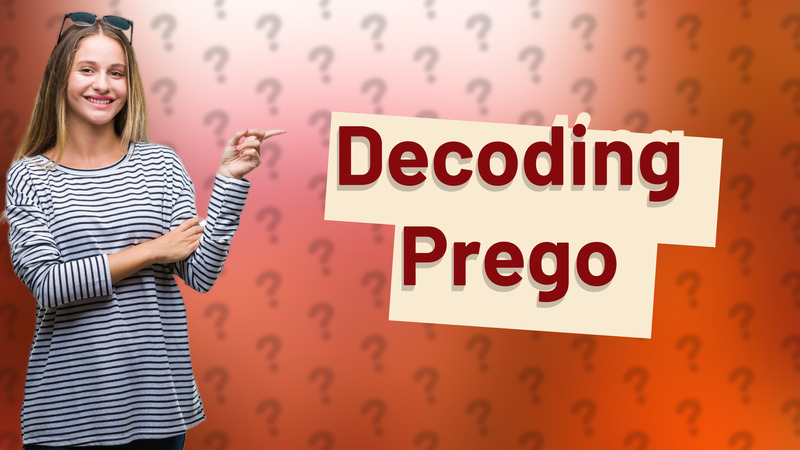 Decoding Prego