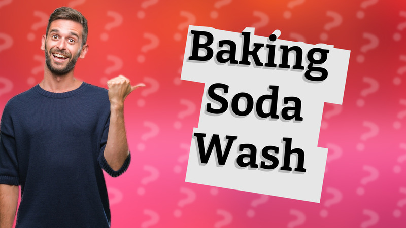 Baking Soda Wash