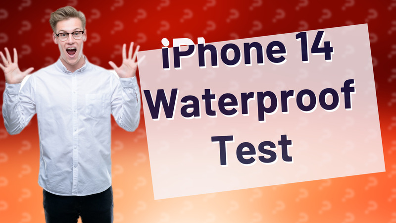 iPhone 14 Waterproof Test