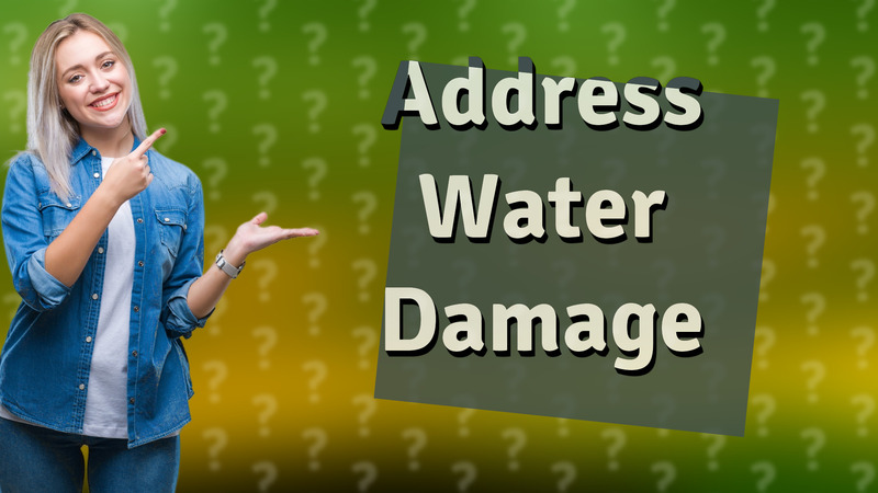 Address Water Damage