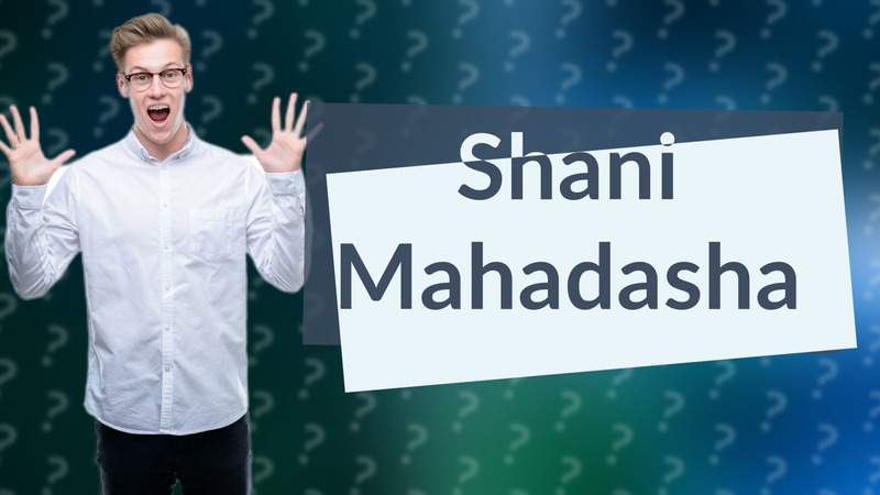Shani Mahadasha