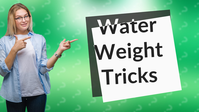 Water Weight Tricks