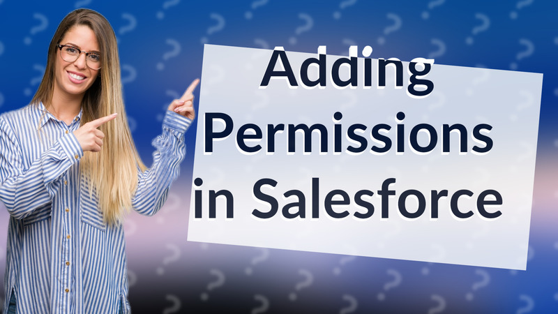 Adding Permissions in Salesforce